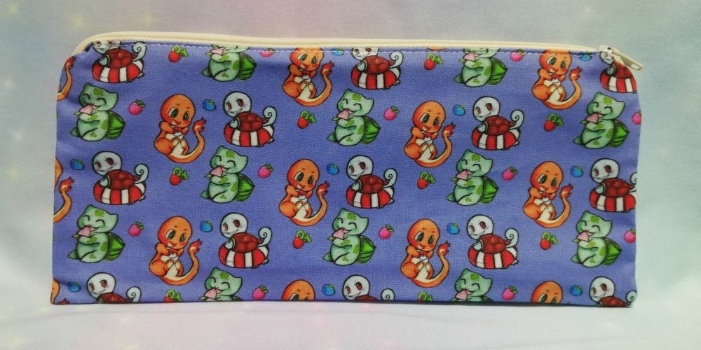 Pencil Case Made With Pokemon Inspired Fabric - Exclusive