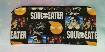 Pencil Case Made With Soul Eater Inspired Fabric