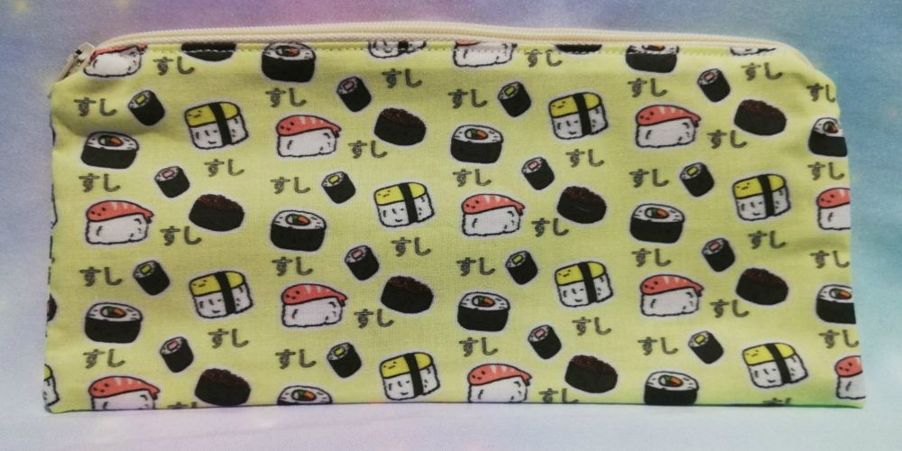Pencil Case Made With Sushi Fabric - Exclusive