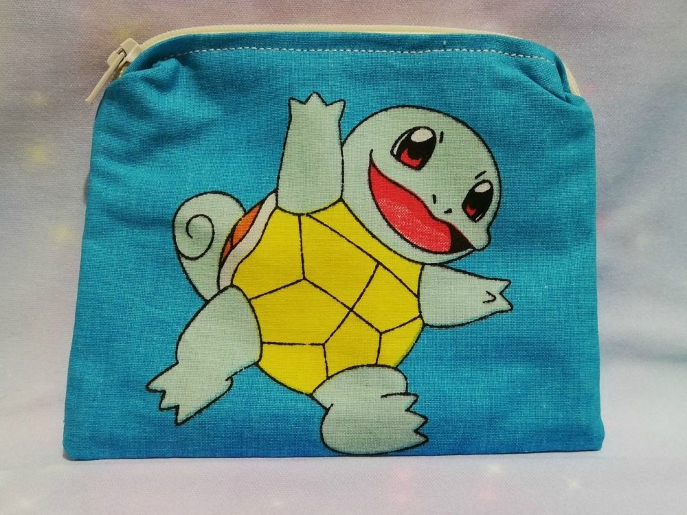 Zip Pouch Made With Vintage Pokemon Fabric - Choose Your Starter