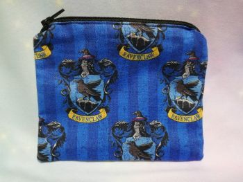 Zip Pouch Made With Harry Potter House Fabric - Ravenclaw 1