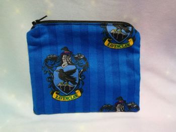 Zip Pouch Made With Harry Potter House Fabric - Ravenclaw 2