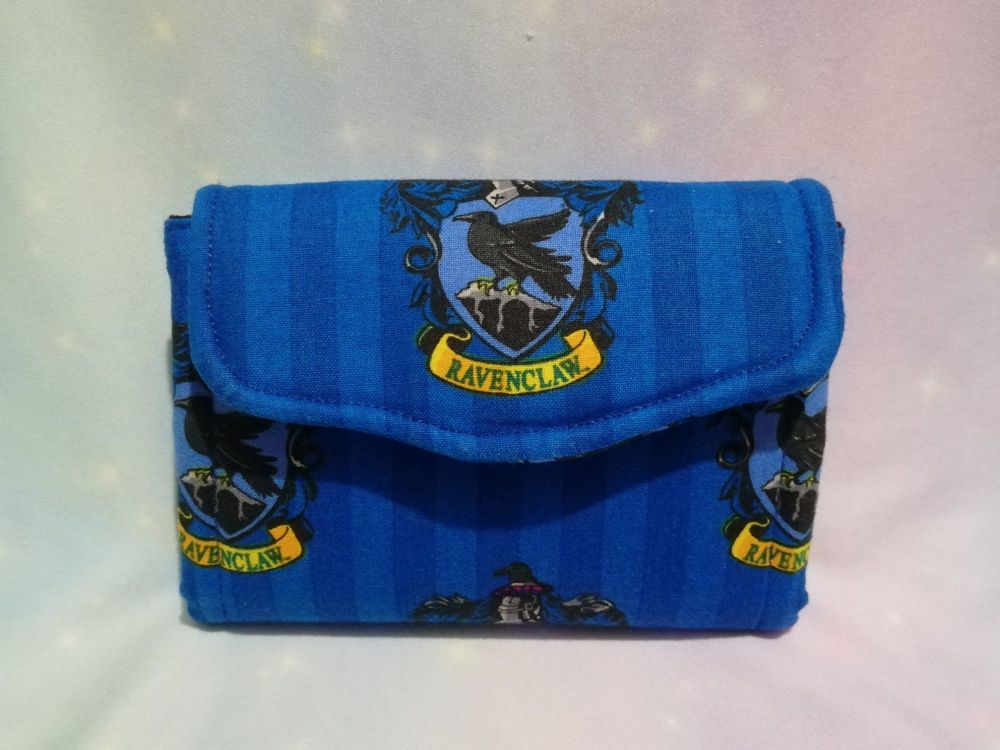 Mini Clutch Purse Made With Harry Potter House Fabric - Ravenclaw