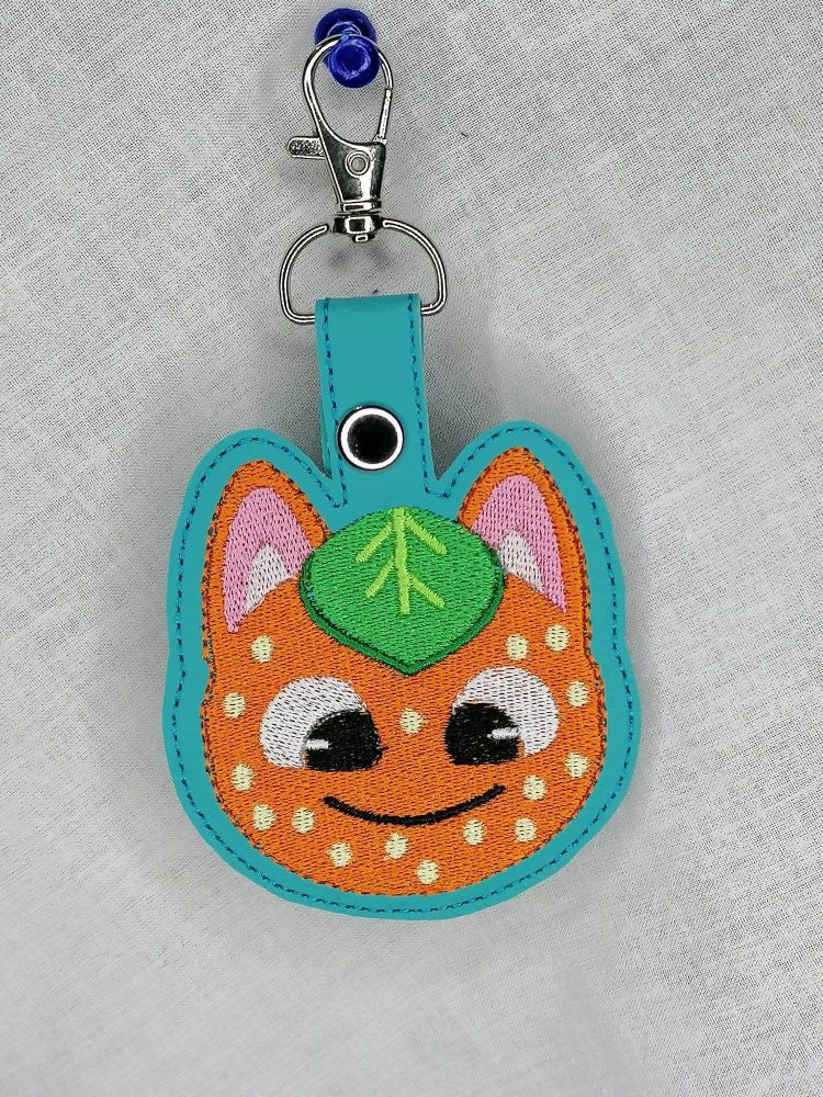 Tangy Inspired Embroidered Keyring