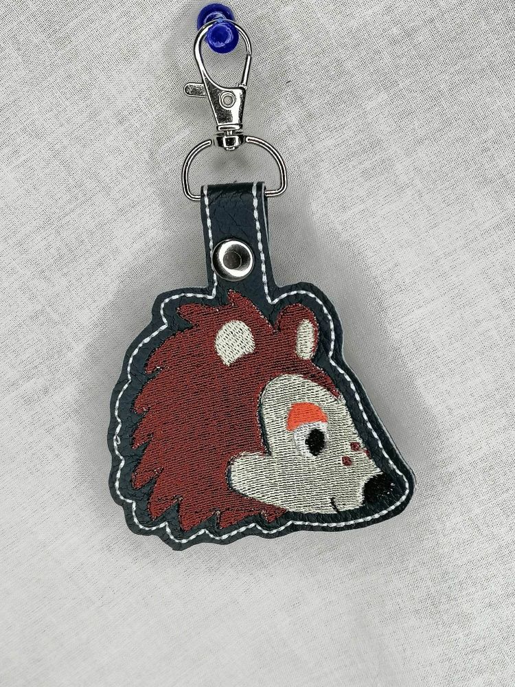 Sable Inspired Embroidered Keyring