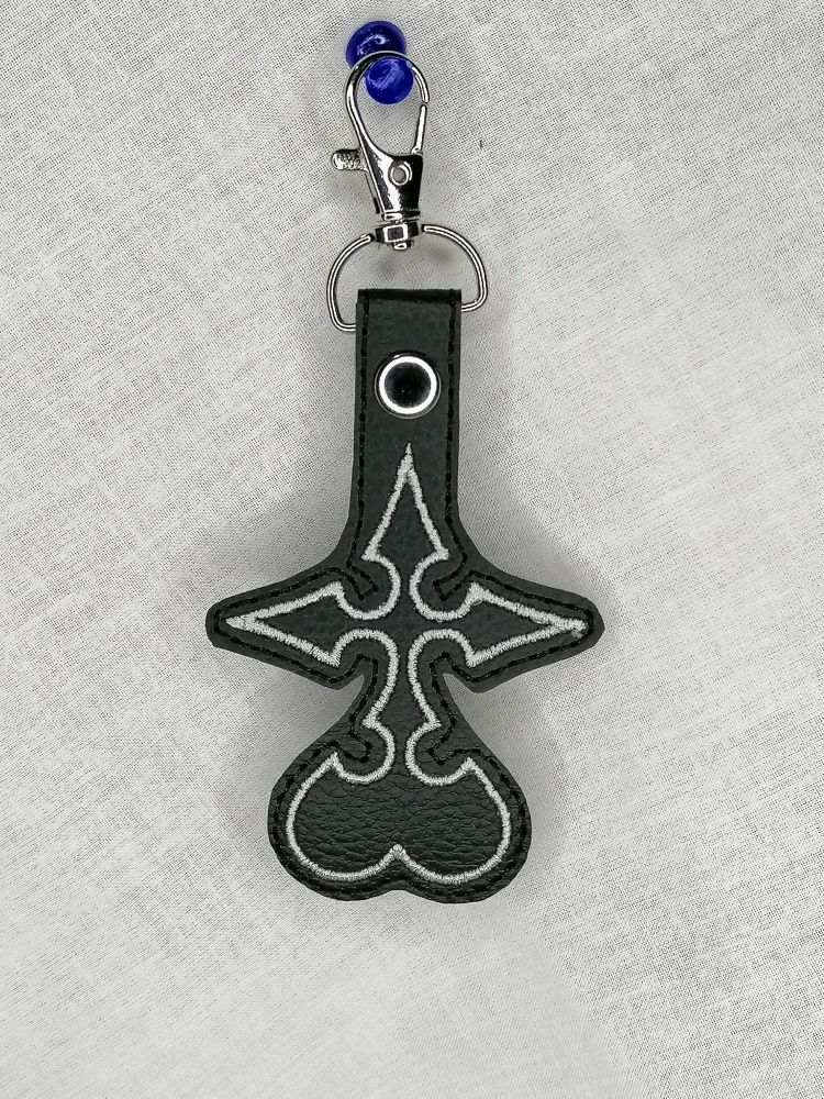 Kingdom Hearts Nobody Inspired Embroidered Keyring