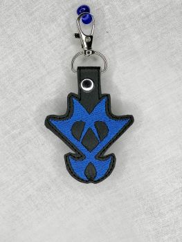 Kingdom Hearts Unversed Inspired Embroidered Keyring