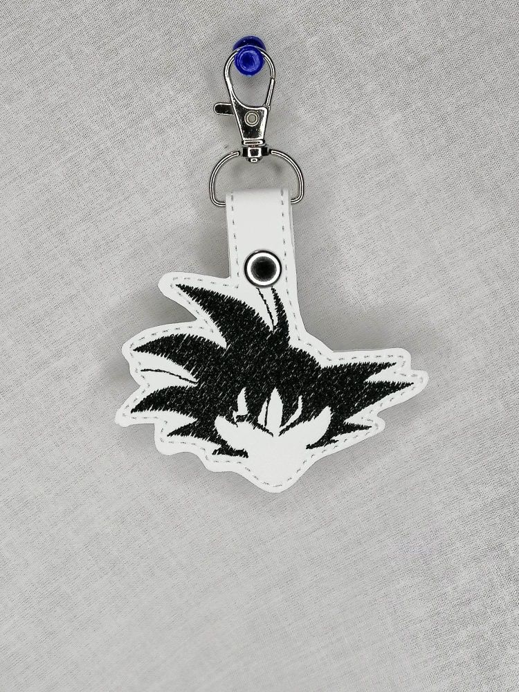 DBZ Goku Inspired Embroidered Keyring