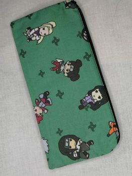 Pencil Case Made With Naruto Inspired Fabric