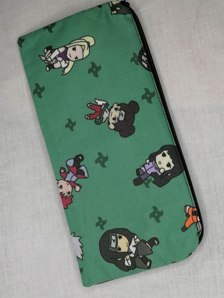Pencil Case Made With Naruto Inspired Fabric