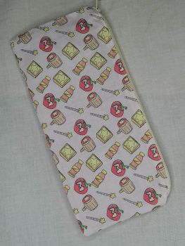 Pencil Case Made With Kirby Inspired Fabric