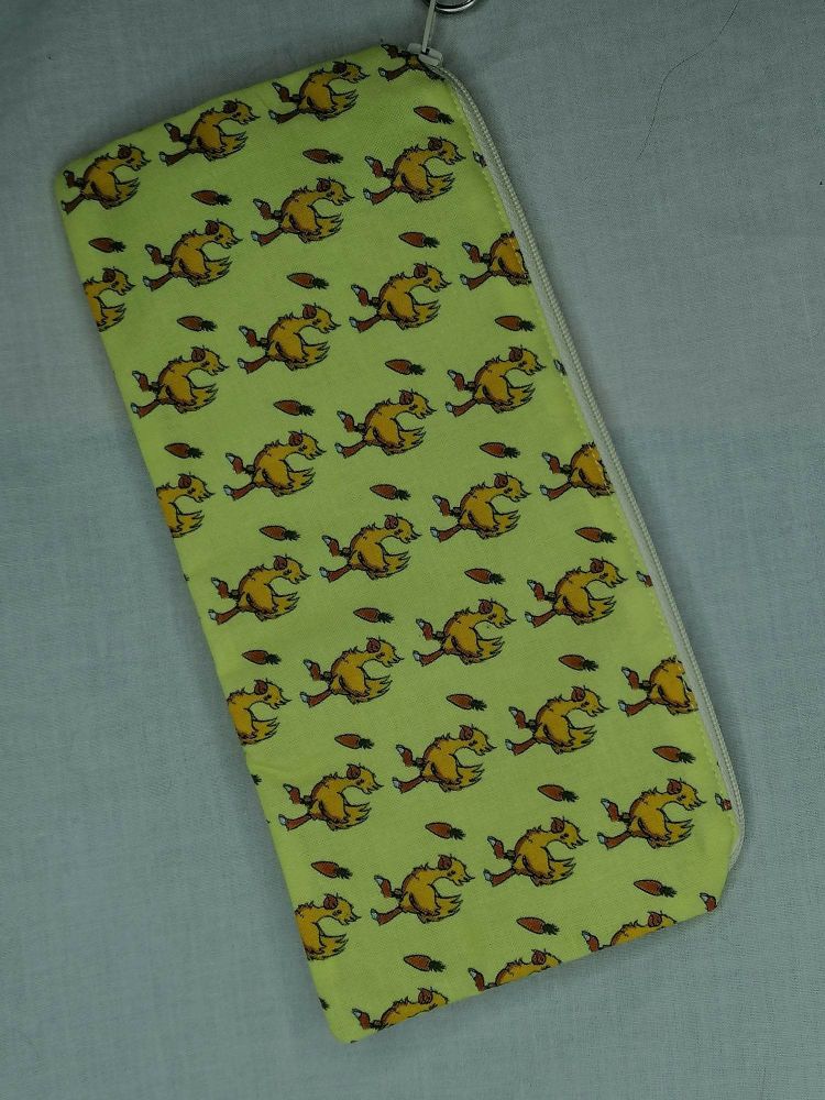Pencil Case Made With Chocobo Inspired Fabric