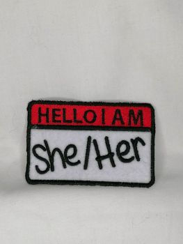 Hello I Am She/Her Patch
