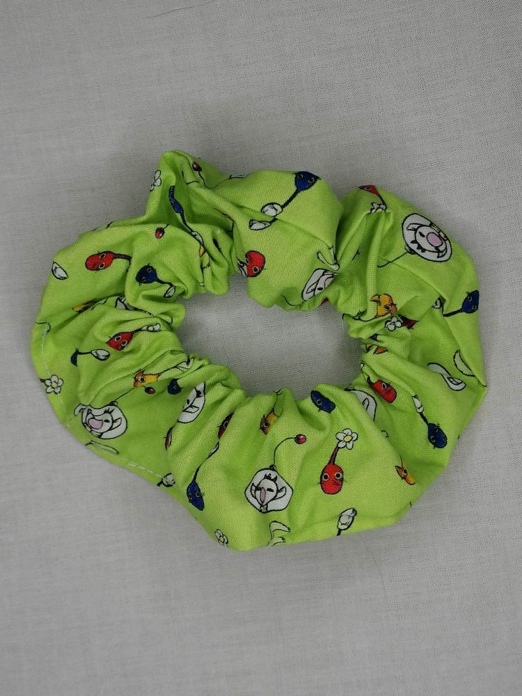 Pikmin Inspired Large Scrunchie