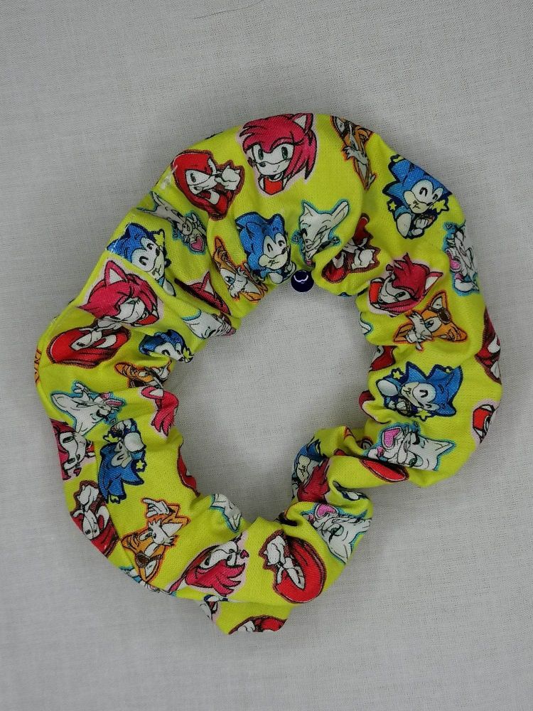 Sonic Inspired Large Scrunchie