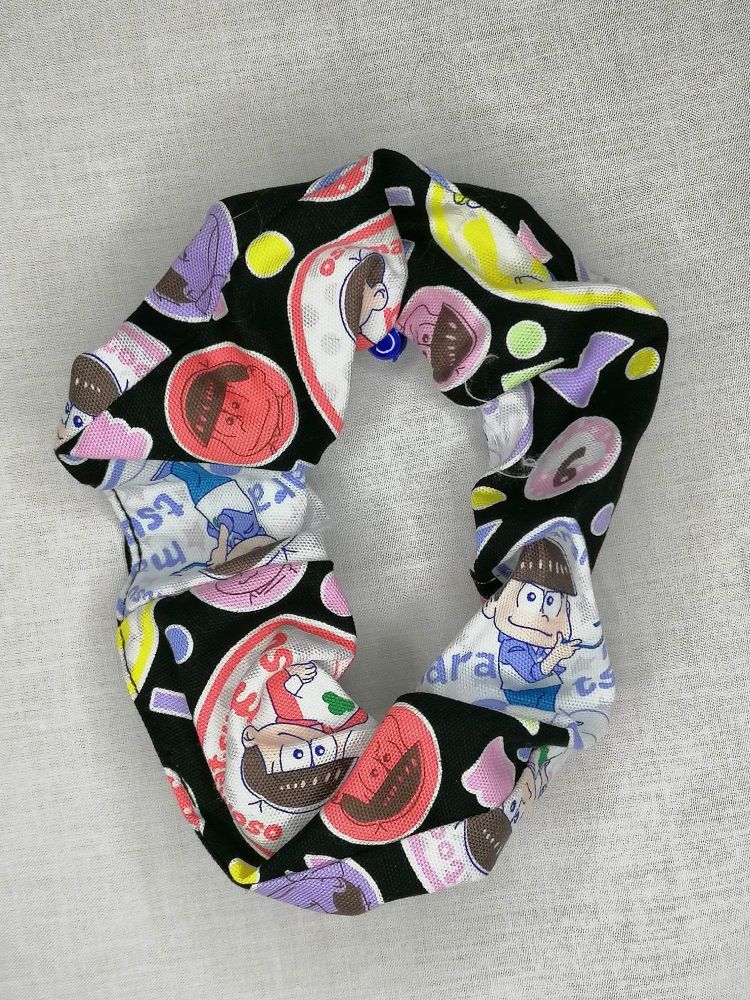 Osamatsu Inspired Large Scrunchie