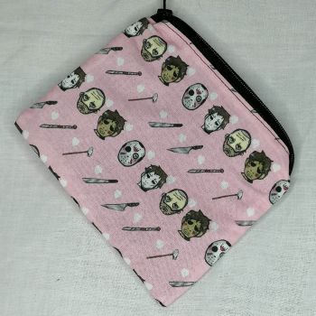 Zip Pouch Made With Killers Inspired Fabric - KP