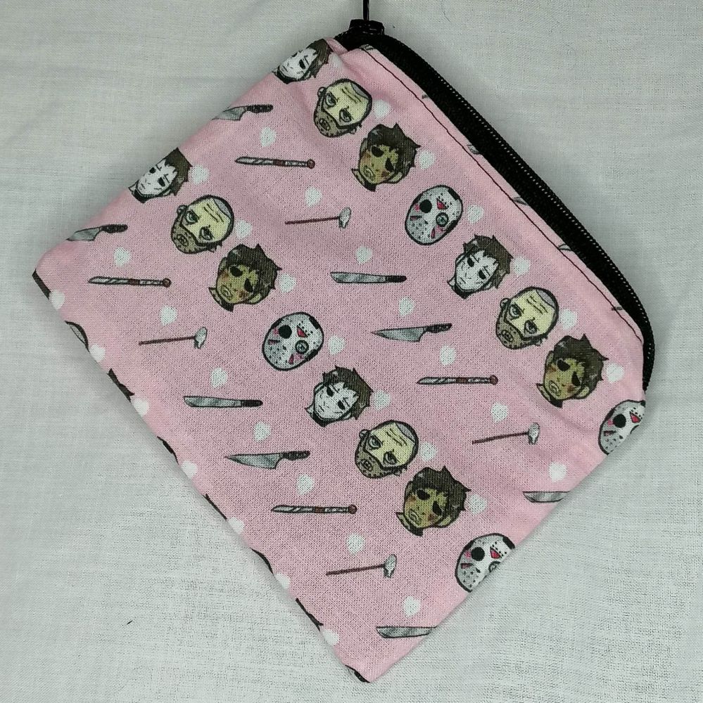 Zip Pouch Made With Killers Inspired Fabric