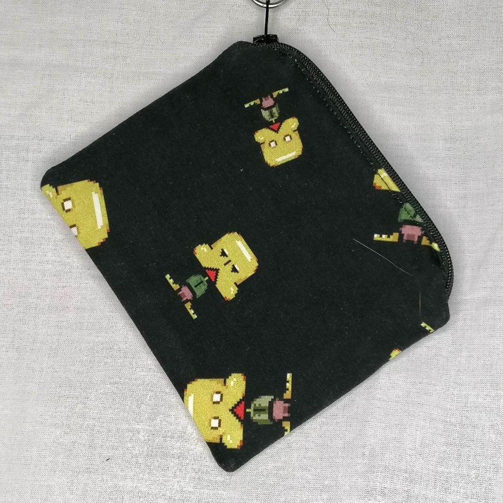 Zip Pouch Made With Petscop Inspired Fabric