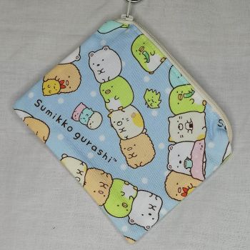 Zip Pouch Made With Sumikko Gurashi Inspired Fabric - SGB