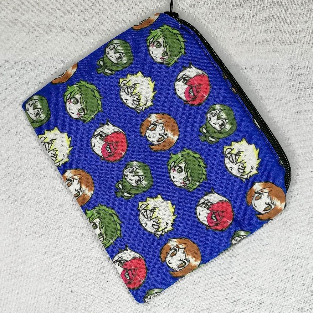 Zip Pouch Made With My Hero Academia Inspired Fabric - MHAH