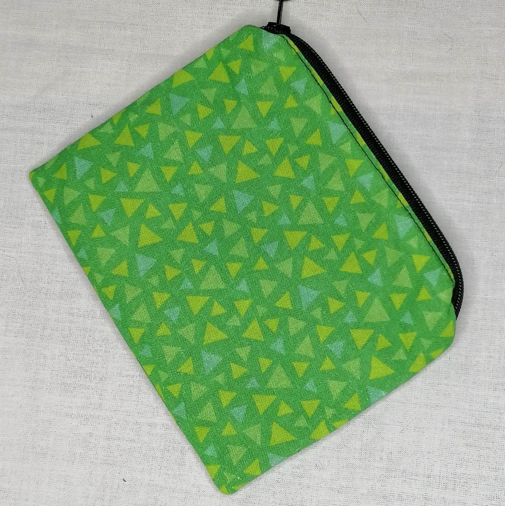Zip Pouch Made With Animal Crossing Inspired Fabric- ACG
