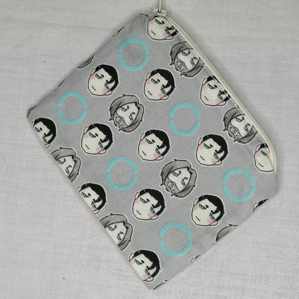 Zip Pouch Made With Detroit: Become Human Inspired Fabric - DBHS
