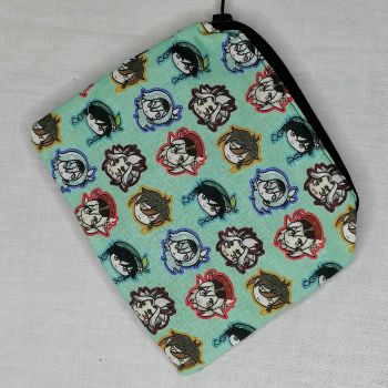Zip Pouch Made With Genshin Impact Inspired Fabric