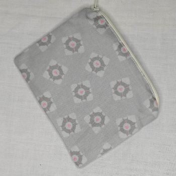 Zip Pouch Made With Portal Inspired Fabric - PC