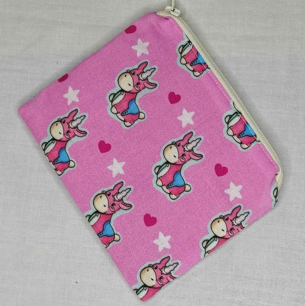 Zip Pouch Made With TF2 Balloonicorn Inspired Fabric