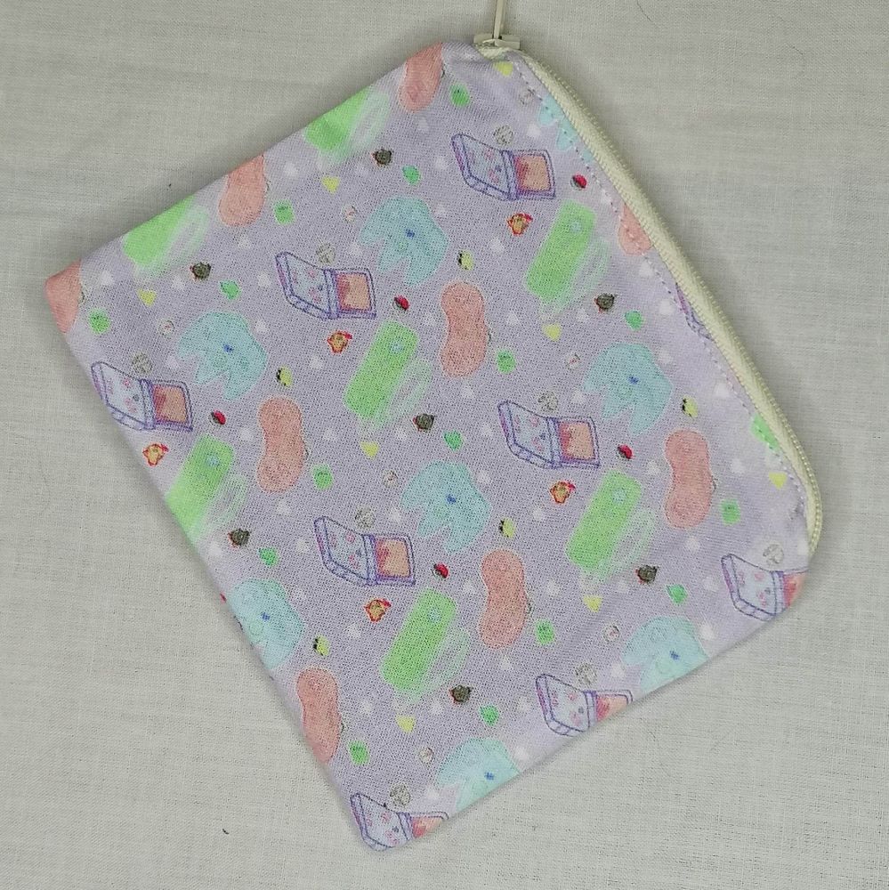 Zip Pouch Made With Video Game Controller Inspired Fabric - VGS