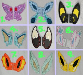 Shoe Wings - Eeveelution Inspired 2 Pairs For £20