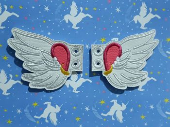Shoe Wings - Heart with Angel Wings
