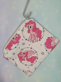 Zip Pouch Made With Gen 4 Pinkie Pie Inspired Fabric