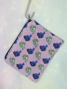 Zip Pouch Made With Gen 4 Princesses Inspired Fabric