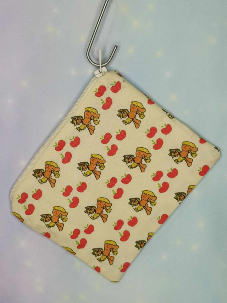 Zip Pouch Made With Applejack Inspired Fabric