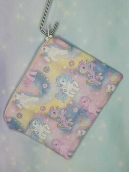 Zip Pouch Made With Gen 1  Pastel Inspired Fabric