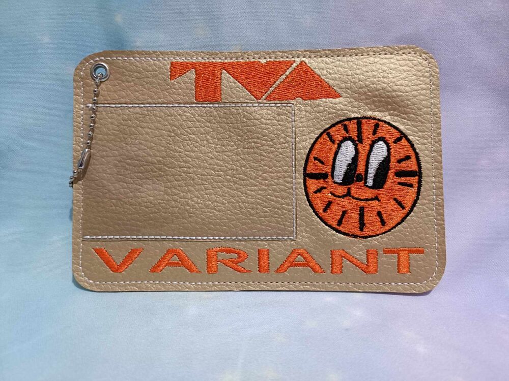 TVA Variant Inspired Luggage Tag - Gold