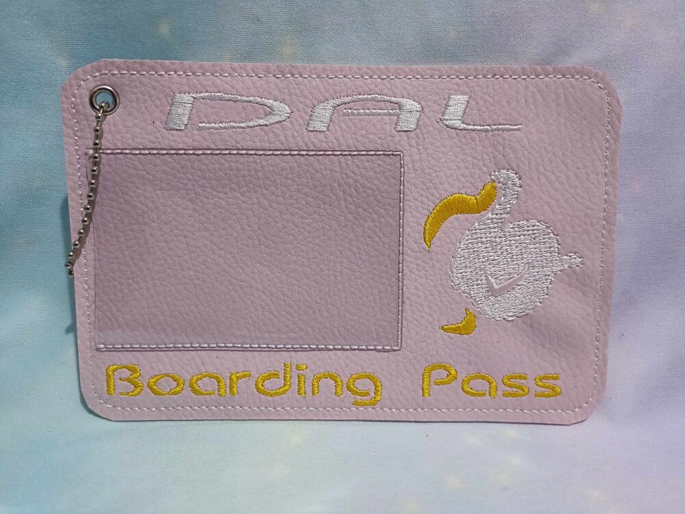 Animal Crossing DAL Inspired Luggage Tag - Pink