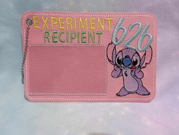 Experiment 626 Inspired Luggage Tag - Pink
