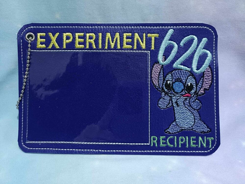 Large Experiment 626 Inspired Luggage Tag