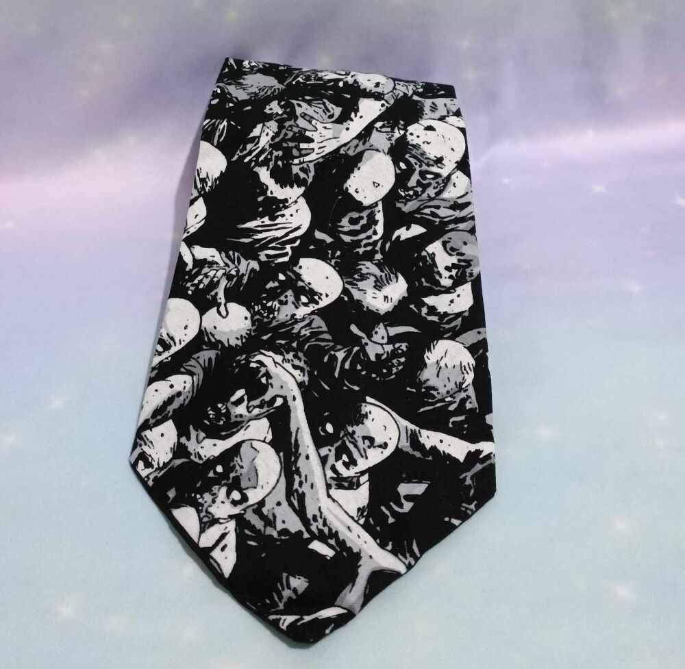 Walking Dead Fabric Necktie