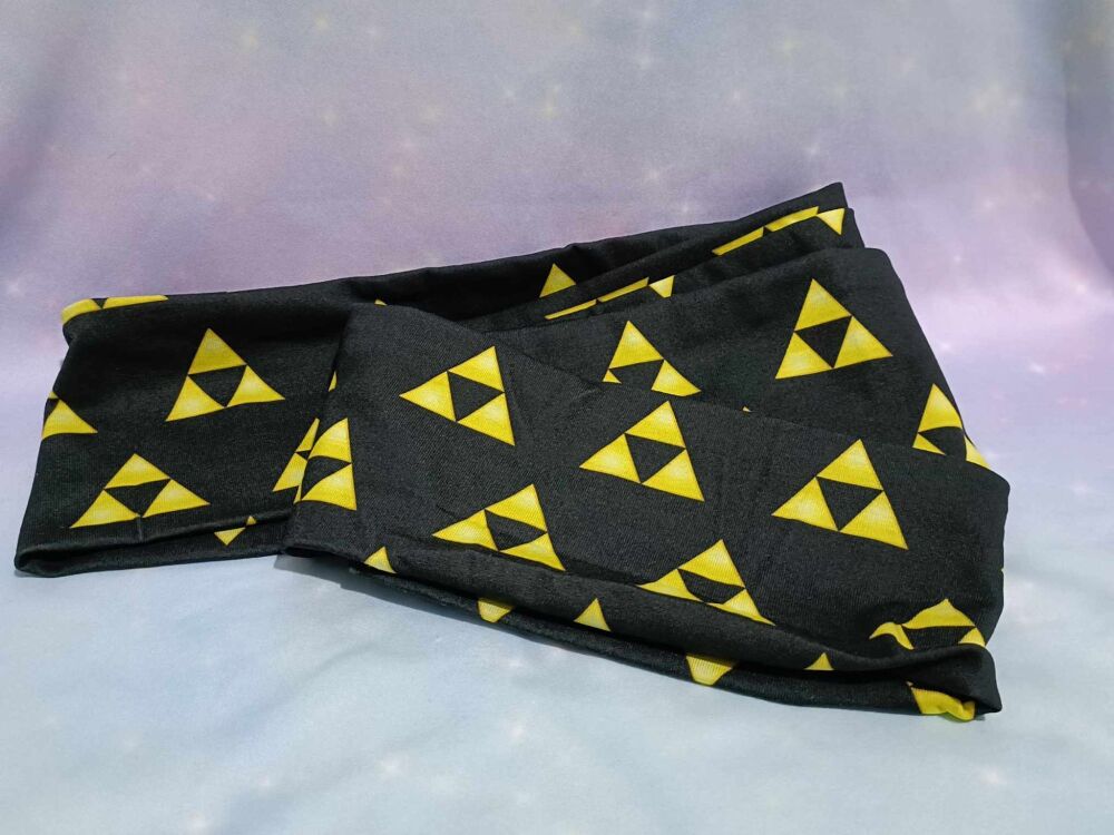 Infinity Scarf Made With Triforce Inspired Fabric