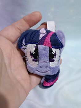 My Little Pony Inspired Plushie Head Keyring - Twilight Sparkle