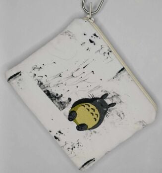 Zip Pouch Made With SG Totoro Inspired Fabric