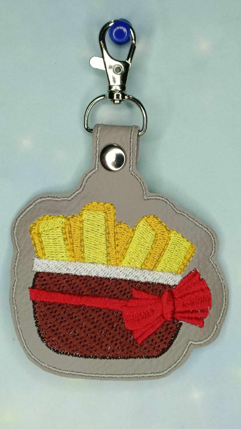 FNAF Exotic Butters Inspired Embroidered Keyring