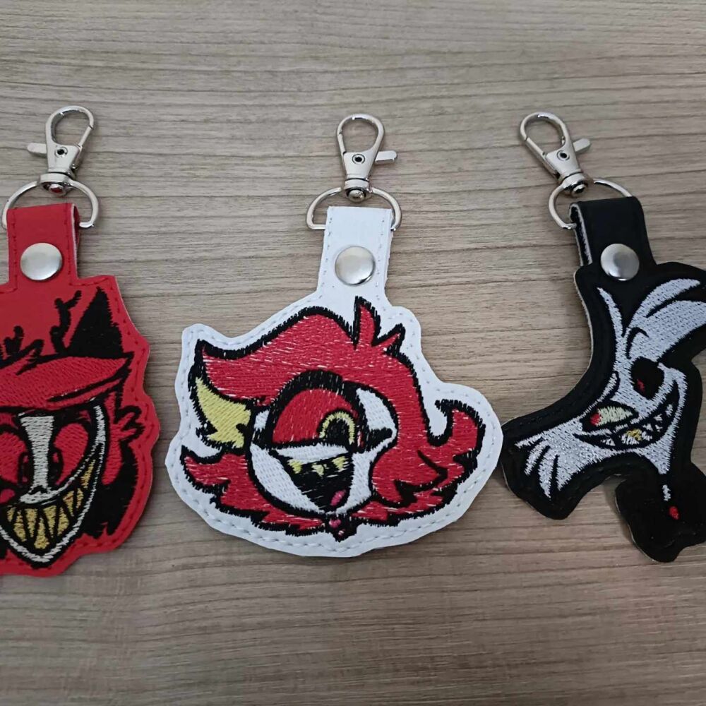 Hazbin Hotel Inspired Keyrings