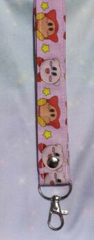 Kirby And Waddle Dee Inspired Lanyard