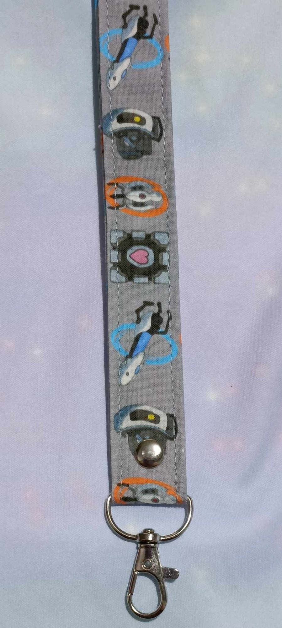 Portal Inspired Lanyard