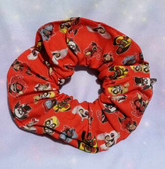 Hazbin Inspired Large Scrunchie